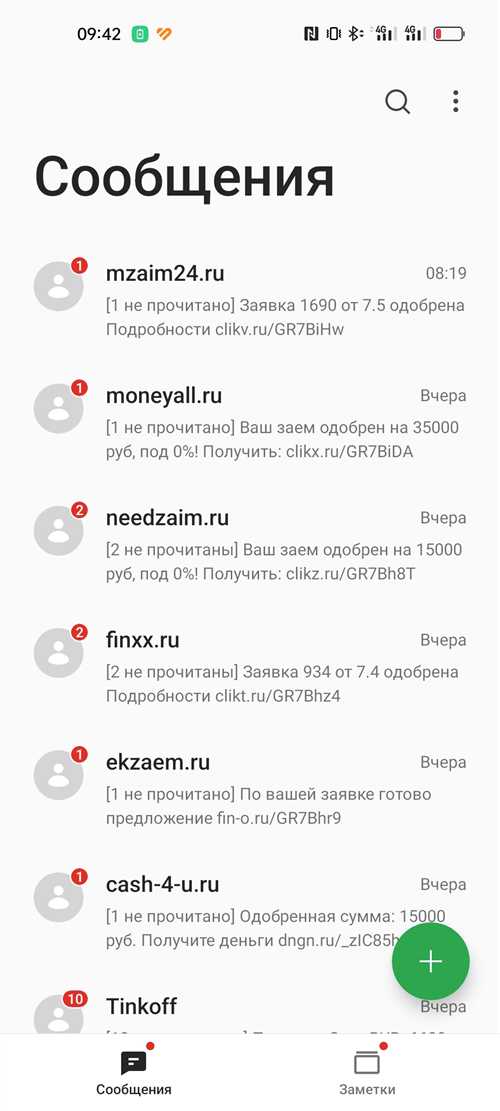 оцените содержание сообщения